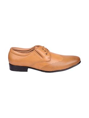 beige leatherette lace-up derbys - 16618553 - Standard Image - 2