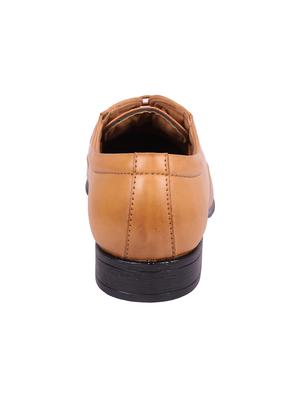 beige leatherette lace-up derbys - 16618553 - Standard Image - 3