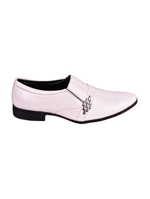 white leatherette slip ons - 16618554 - Standard Image - 2