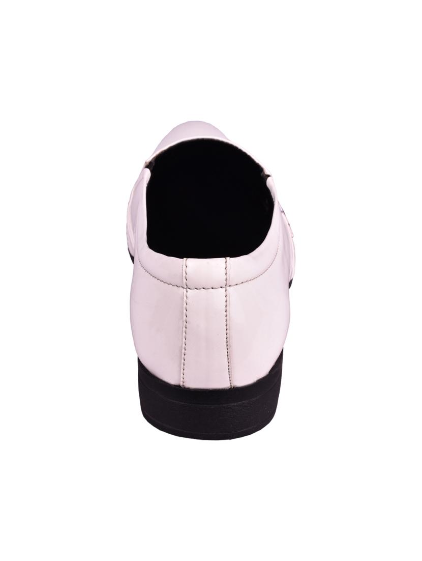 white leatherette slip ons - 16618554 - Zoom Image - 3