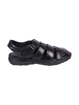 black leather back strap sandals - 16618556 - Standard Image - 2