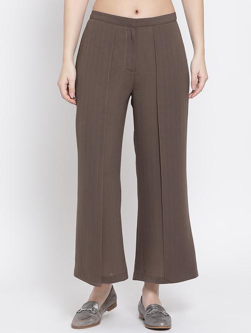 mid rise pleated trouser - 16618588 - Standard Image - 1