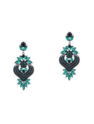 green crystal drop earring - 16618657 - Standard Image - 2