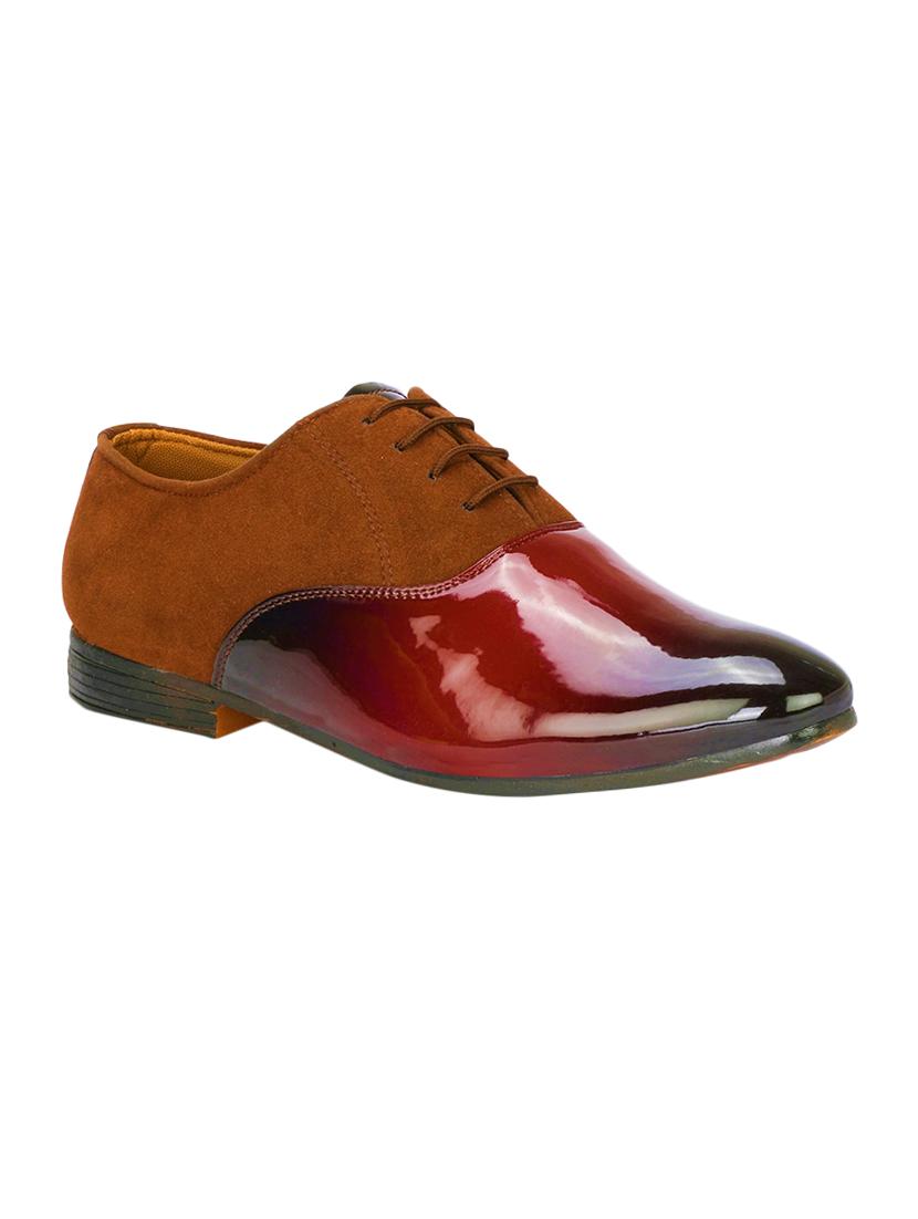 red patent leather oxfords - 16618773 - Zoom Image - 1