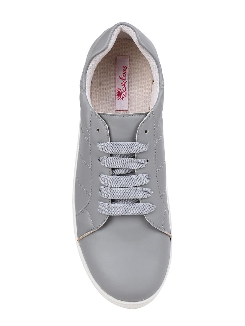 grey lace-up sneakers - 16618858 - Zoom Image - 4