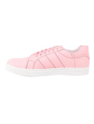 pink lace-up sneakers - 16618859 - Standard Image - 2