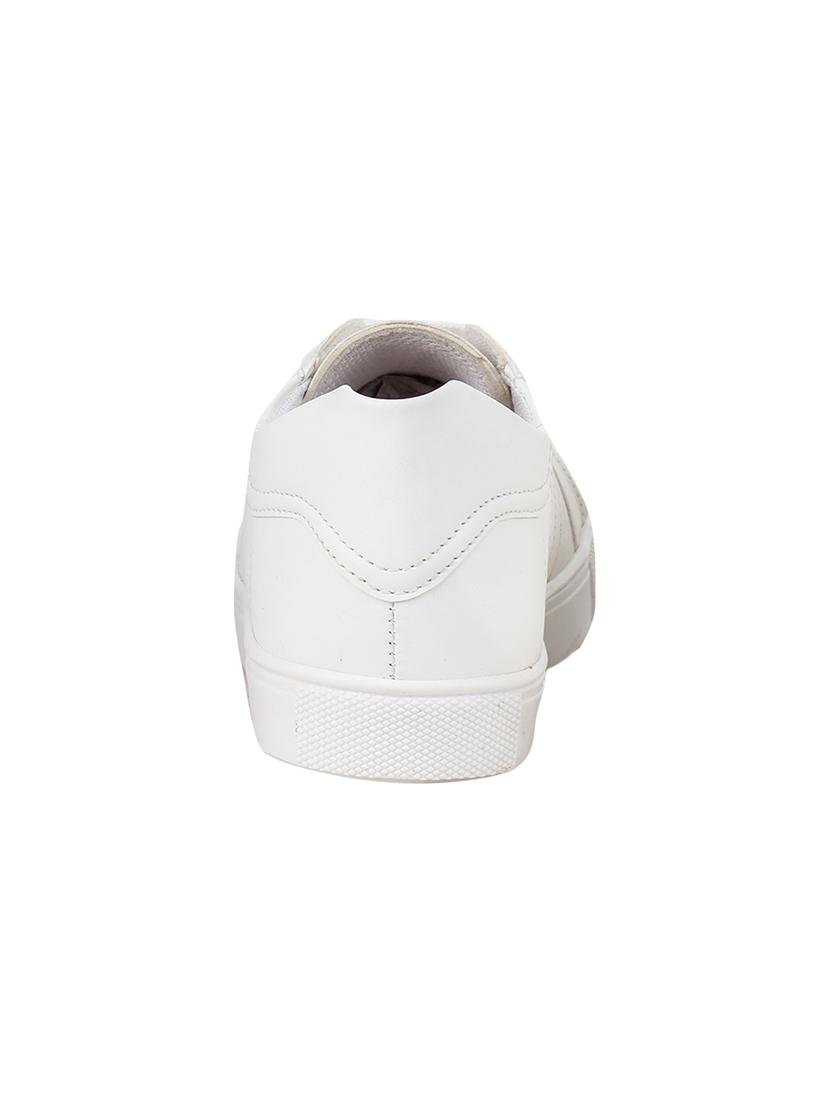 white lace-up sneakers - 16618860 - Zoom Image - 3