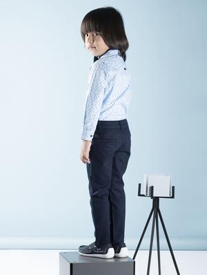 navy blue cotton shirt - 16618998 - Standard Image - 2