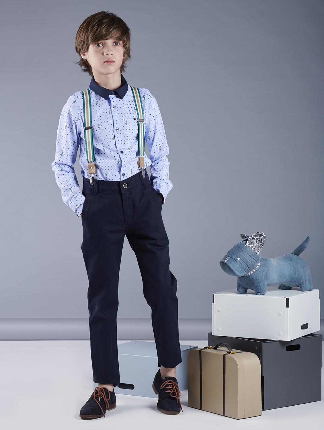 blue cotton shirt - 16618999 - Zoom Image - 1