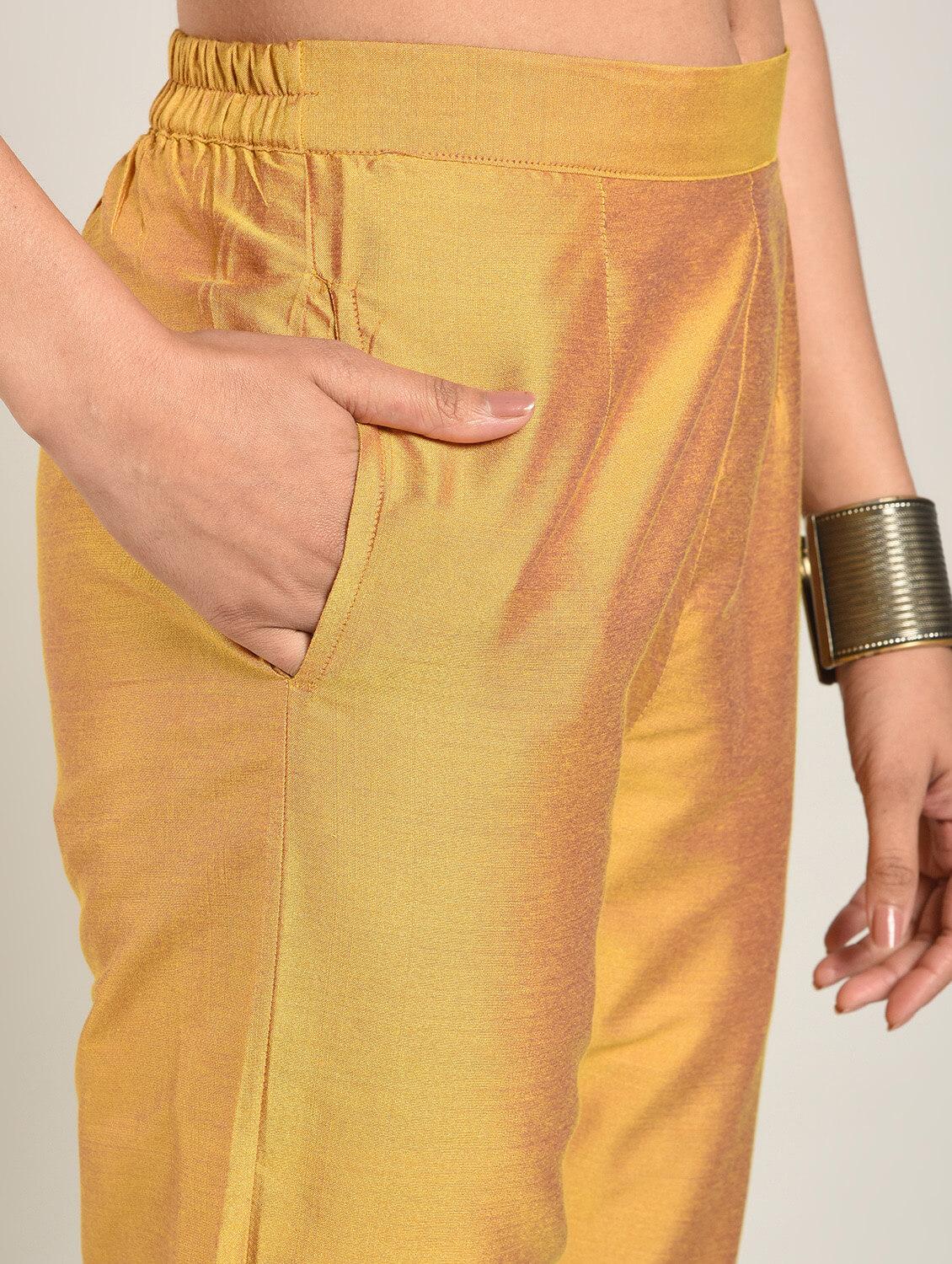 solid kurta pant set - 16619284 - Zoom Image - 5