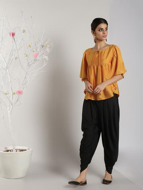 solid kurti with salwar set - 16619302 - Standard Image - 1