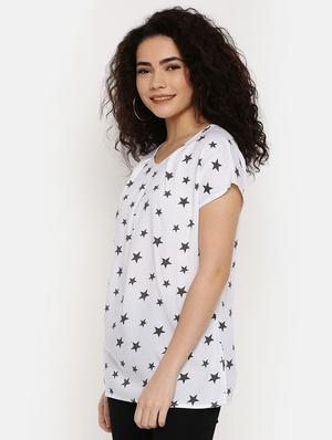 round neck quirky top - 16619322 - Standard Image - 3