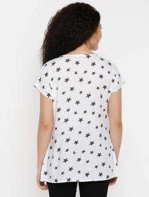 round neck quirky top - 16619322 - Standard Image - 4