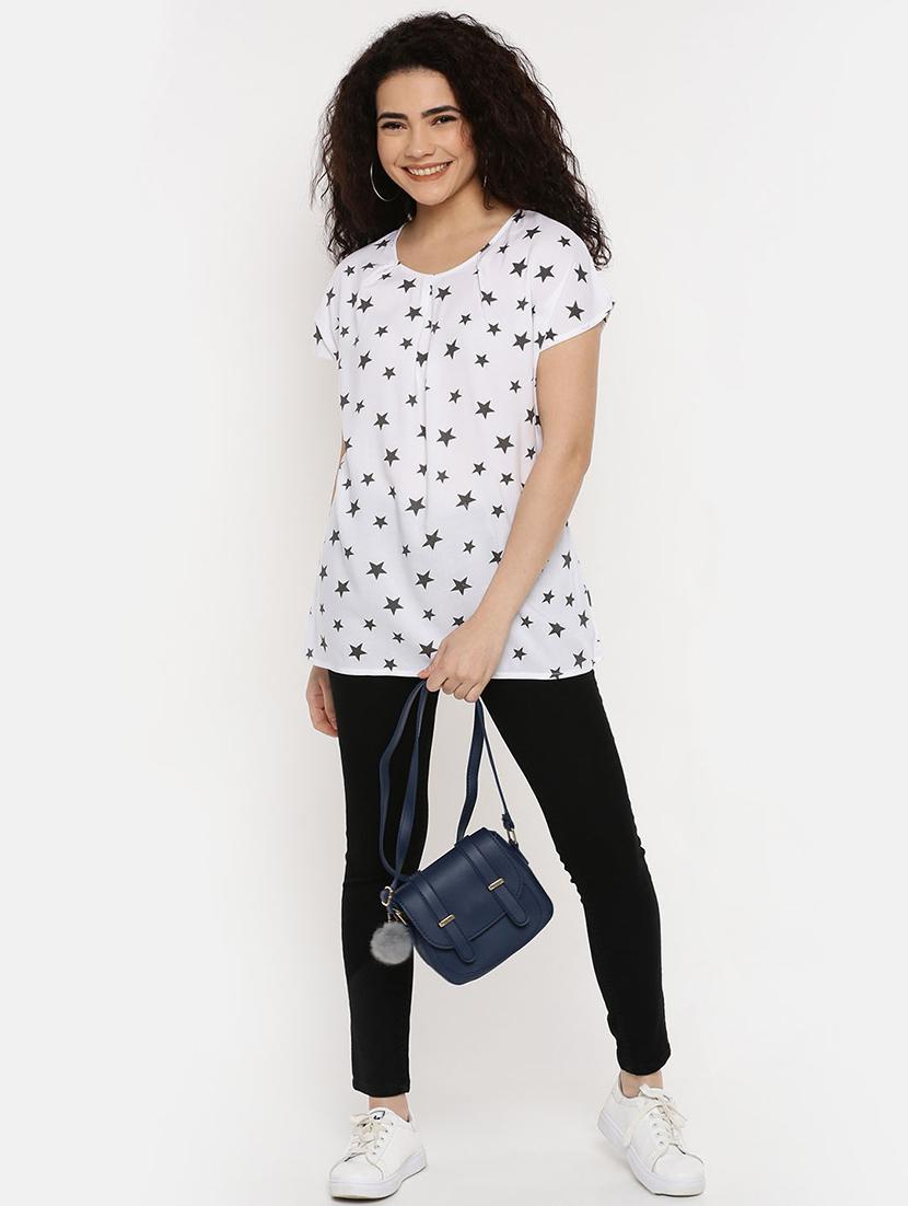 round neck quirky top - 16619322 - Zoom Image - 1