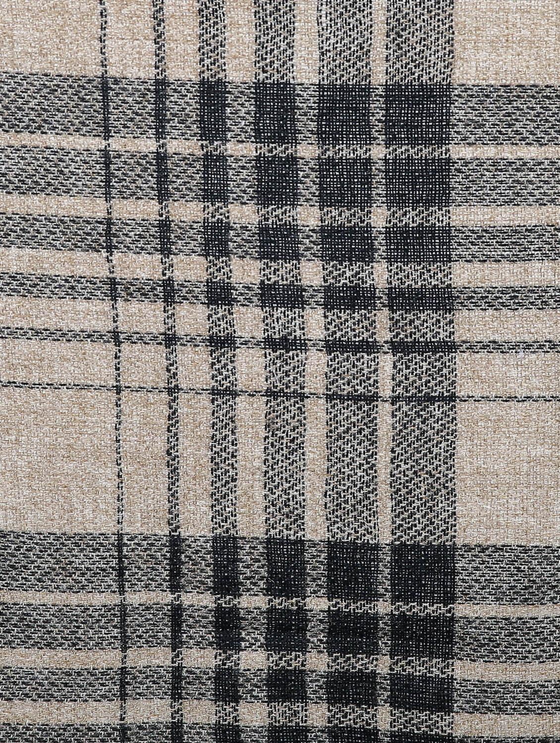 checkered wool shawl - 16619566 - Zoom Image - 2