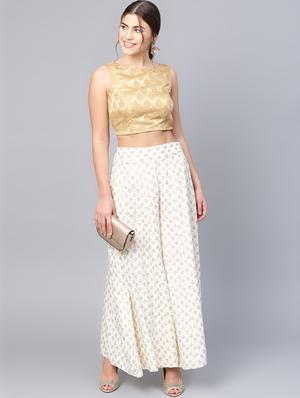 bock printed flared palazzo - 16619606 - Standard Image - 4