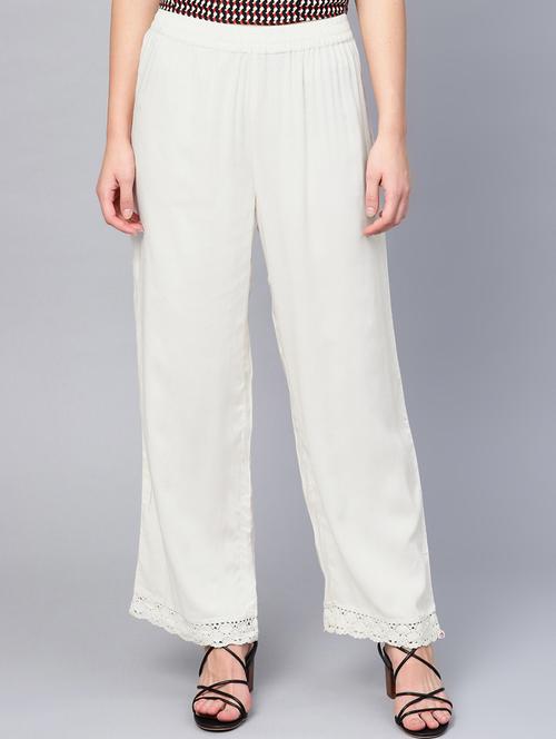 solid straight palazzo - 16619609 - Standard Image - 1
