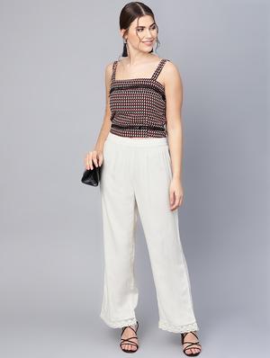 solid straight palazzo - 16619609 - Standard Image - 4