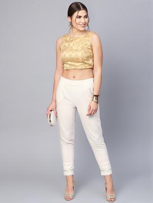 solid straight tapered pant - 16619621 - Standard Image - 4