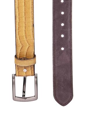 yellow leather belt - 16619885 - Standard Image - 2
