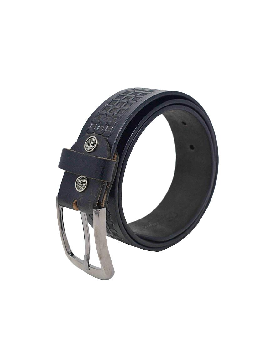 black leather belt - 16619889 - Zoom Image - 2