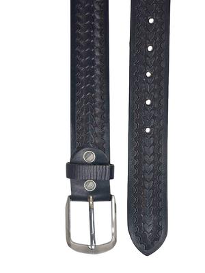 black leather belt - 16619893 - Standard Image - 3