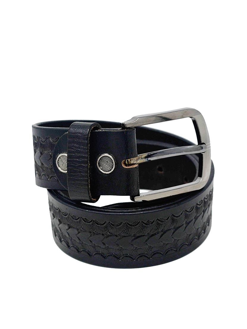 black leather belt - 16619893 - Zoom Image - 1