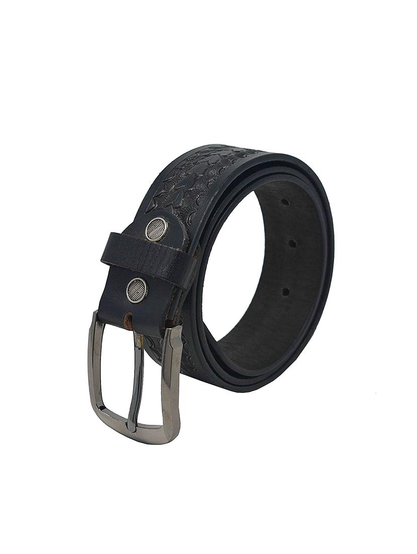 black leather belt - 16619893 - Zoom Image - 2