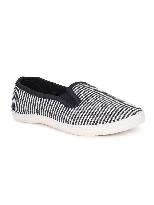 black slip on casual shoes - 16620103 - Very Small Image - 1