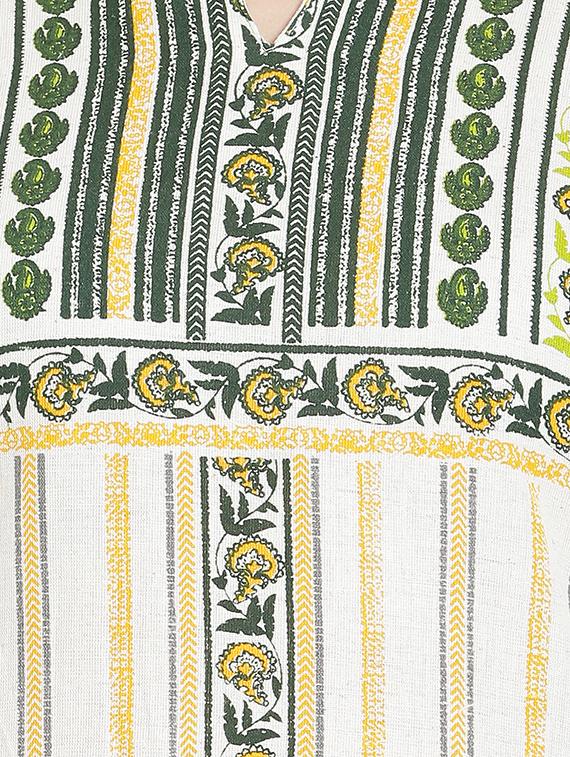 printed kurta palazzo set - 16620300 - Zoom Image - 4