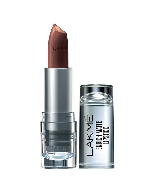 lakme enrich matte lipstick, shade bm12 - 16620673 - Very Small Image - 1