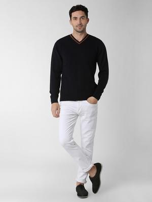 black solid pullover - 16620737 - Standard Image - 4