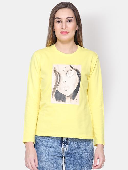 crew neck graphic print tee - 16620777 - Standard Image - 1