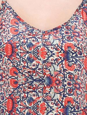 cami neck floral a-line dress - 16620789 - Standard Image - 4