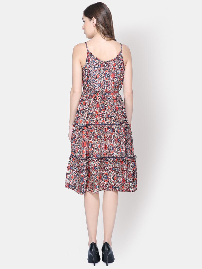 cami neck floral a-line dress - 16620789 - Zoom Image - 3