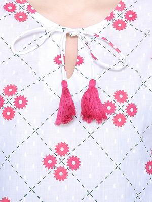 floral kurta pant set - 16620791 - Standard Image - 4