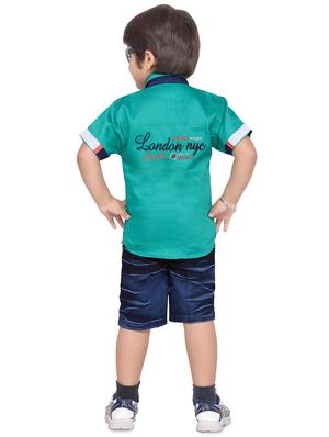 quirky print shirt and shorts set - 16622926 - Standard Image - 3