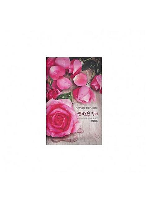 nature republic real nature mask sheet/ rose - 16625134 - Standard Image - 1