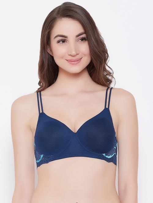 detachable strap laced t-shirt bra - 16628171 - Standard Image - 1