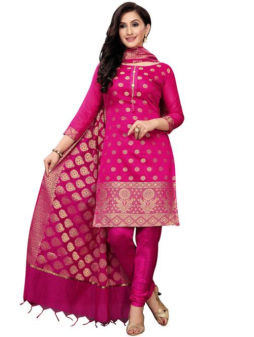 churidaar unstitched suit - 16628755 - Very Small Image - 1