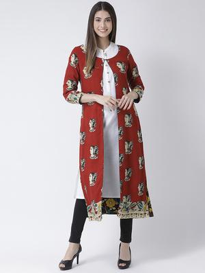 printed combo jacket - 16629720 - Standard Image - 2