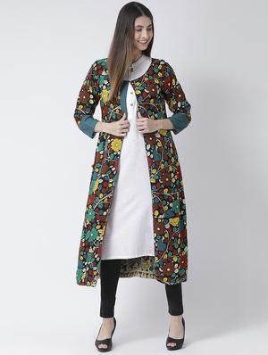 printed combo jacket - 16629720 - Standard Image - 5