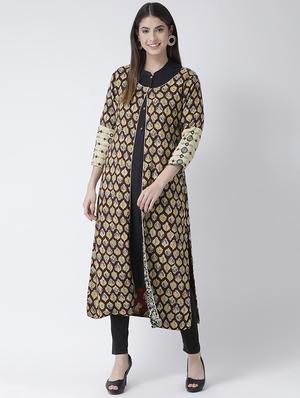 printed combo jacket - 16629721 - Standard Image - 6