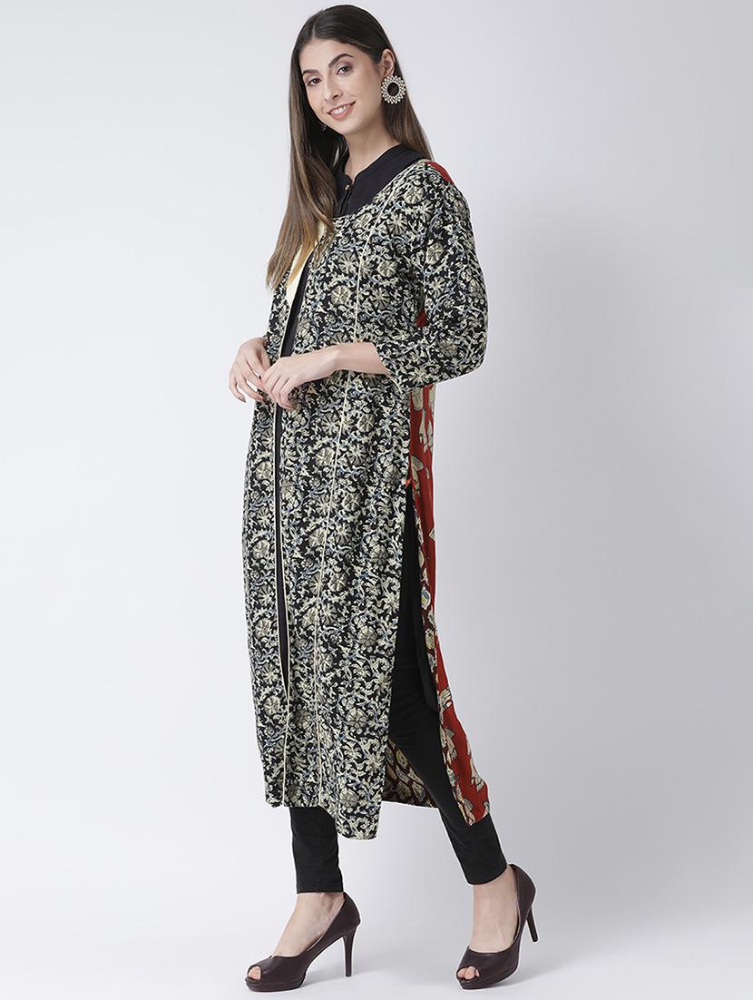 printed combo jacket - 16629721 - Zoom Image - 3