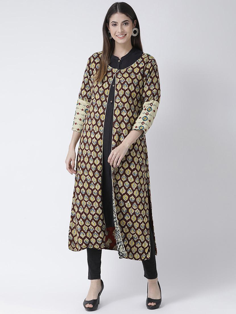 printed combo jacket - 16629721 - Zoom Image - 6