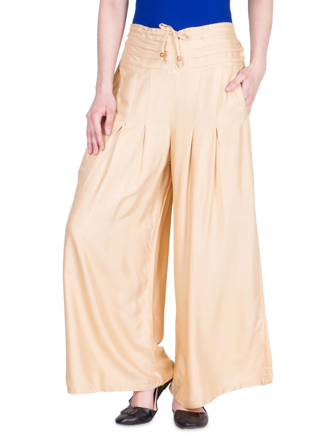 high rise pleated palazzo - 16629932 - Zoom Image - 1