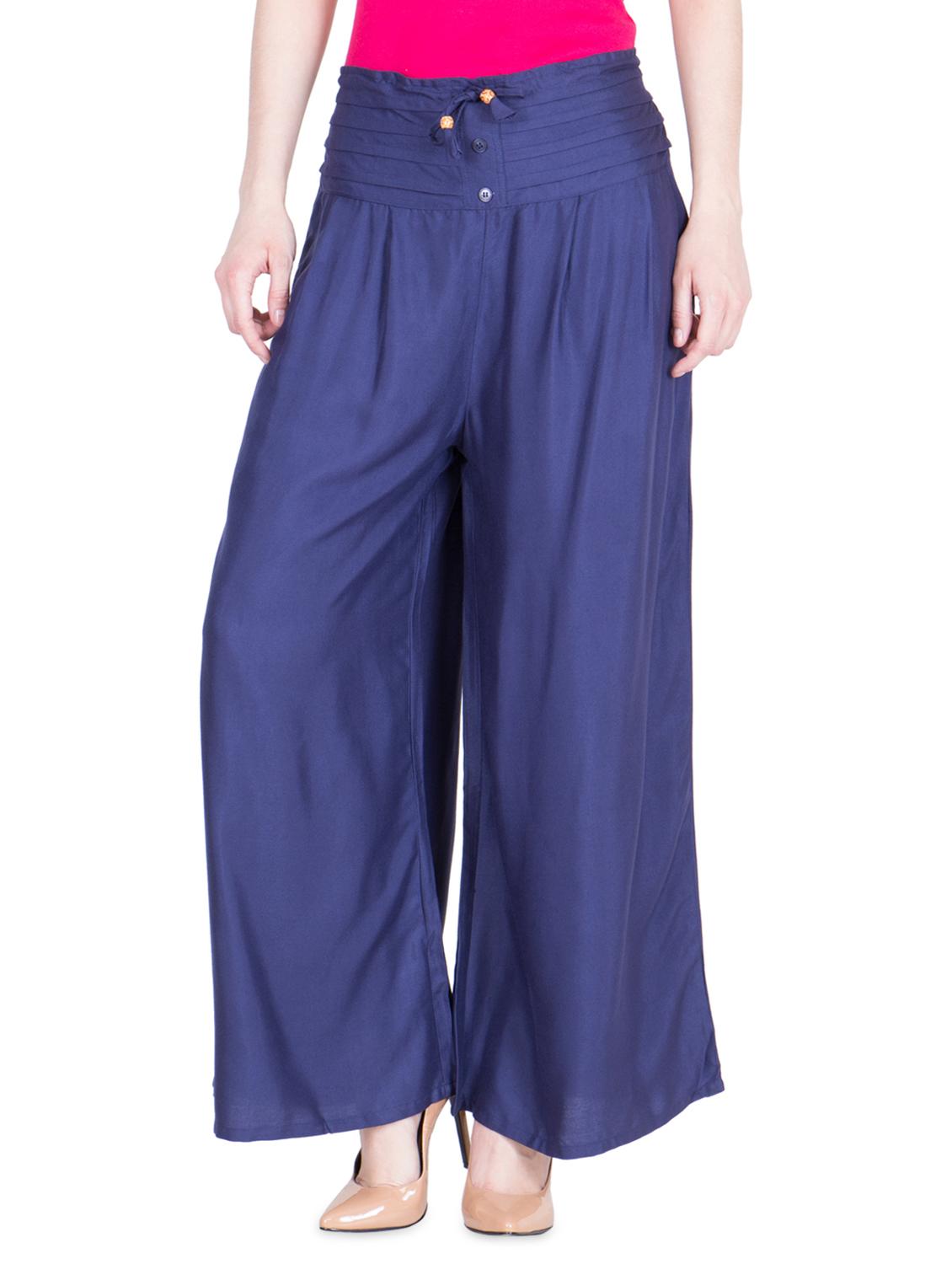 high rise pleated palazzo - 16629934 - Zoom Image - 1