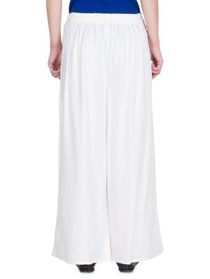 high rise pleated palazzo - 16629937 - Standard Image - 3