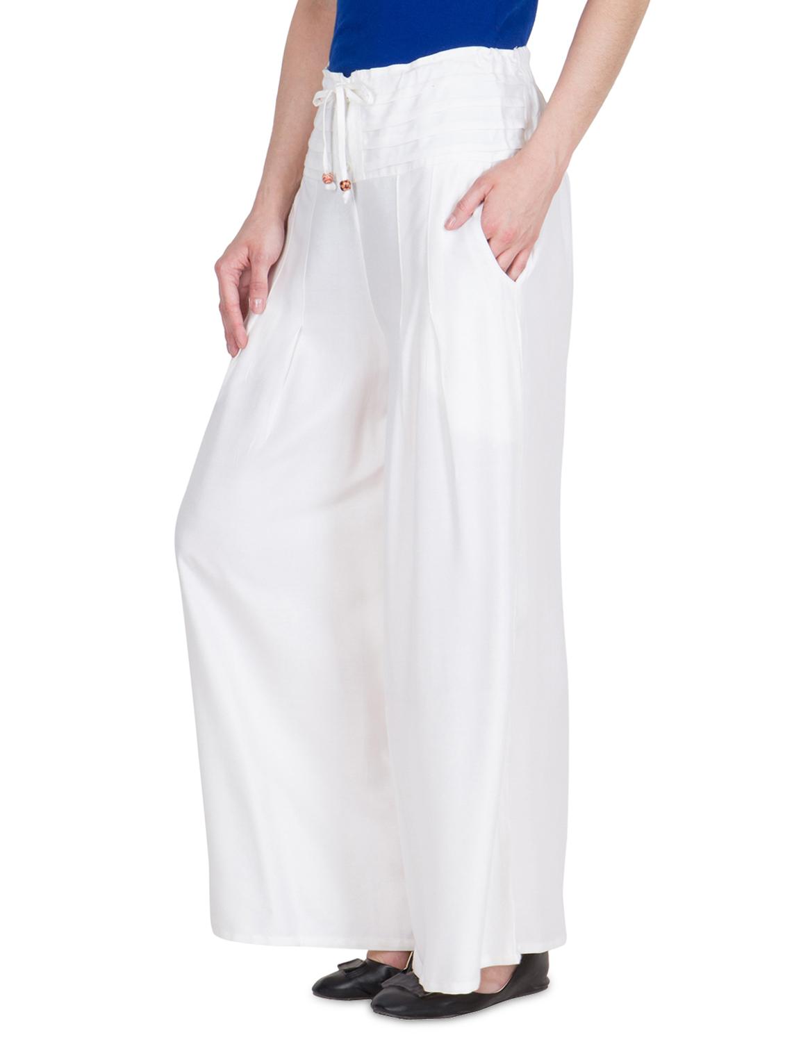 high rise pleated palazzo - 16629937 - Zoom Image - 2