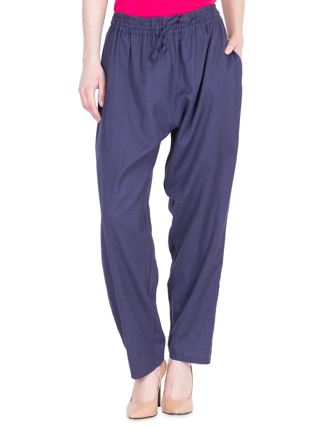 drawstring waist straight palazzo - 16629940 - Zoom Image - 1